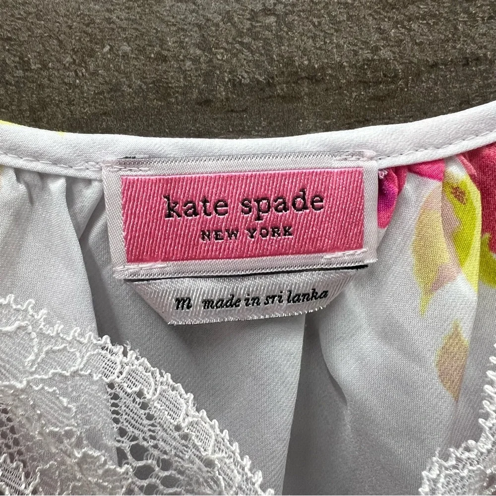 Kate Spade Rose Floral Chemise Nightgown Slip